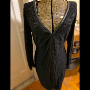 Black Semi Sheer Dress